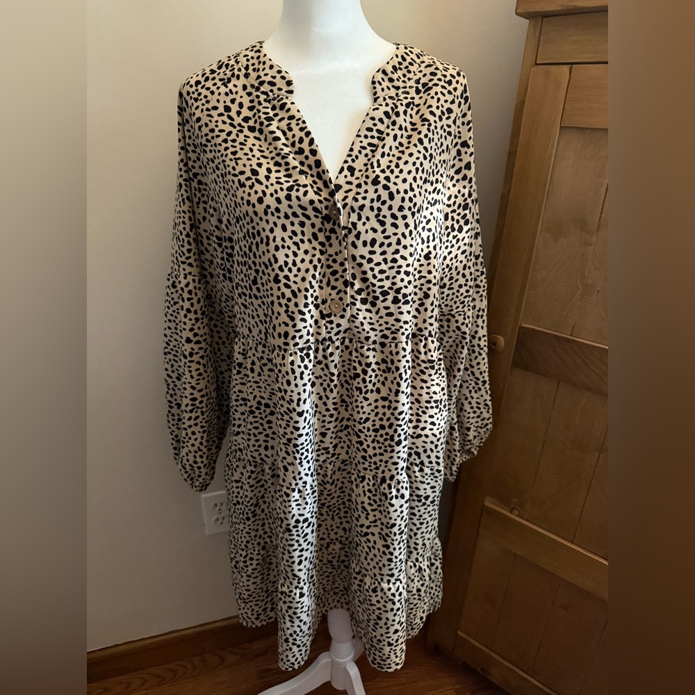 Spotted Dot Pattern Dress